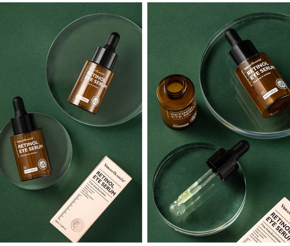 Sérum Contour des Yeux Retinol – Anti-Poches & Éclat