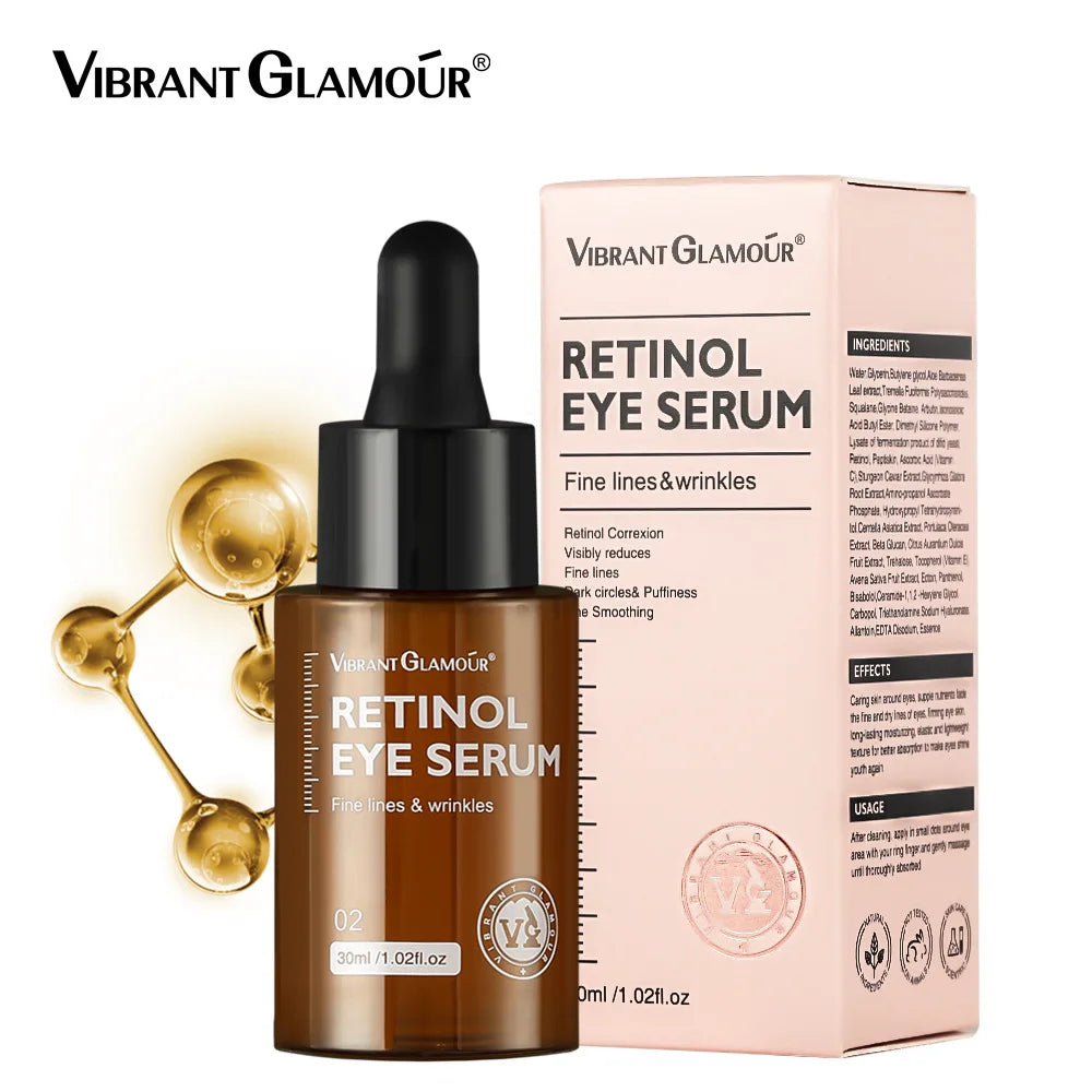 Sérum Contour des Yeux Retinol – Anti-Poches & Éclat